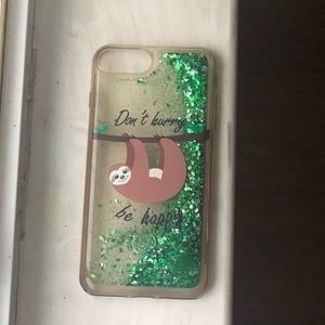 “Don’t hurry be happy” sloth iPhone 8 Plus case